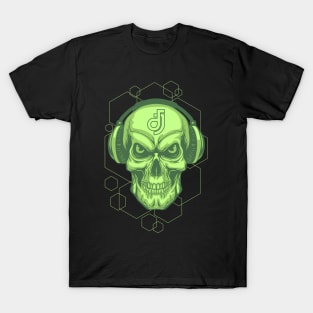 Skull dj headphone T-Shirt